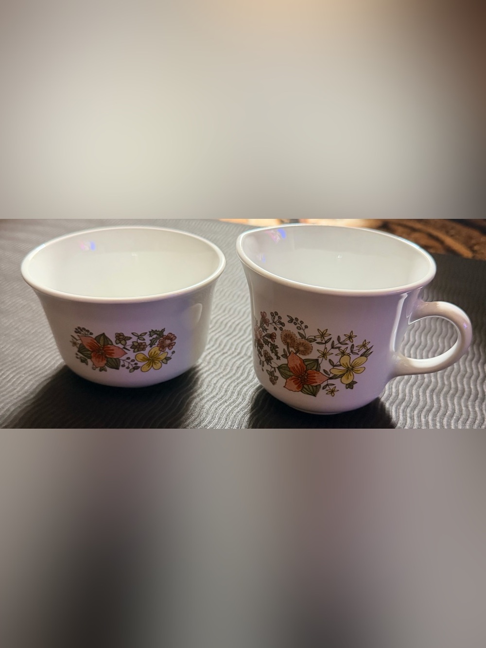 Vintage Corelle by Corning Indian Summer  Cream and Sugar Set